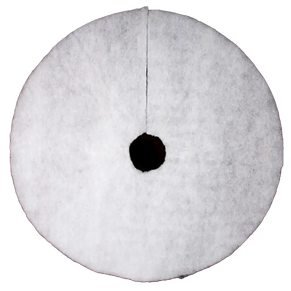 Feeric Christmas Kerstboomrok - wit - 100 cm - vilt - rond