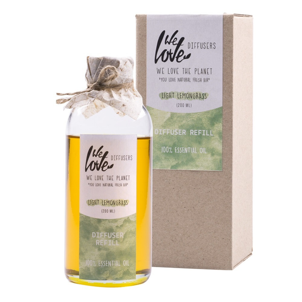 We Love The Planet Diffuser Refill Light Lemongrass200 ml