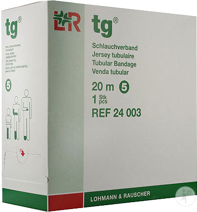 Lohmann & Rauscher Tubegauz Bandage Tubulaire 20m Taille 5 1 Pièce (24003)