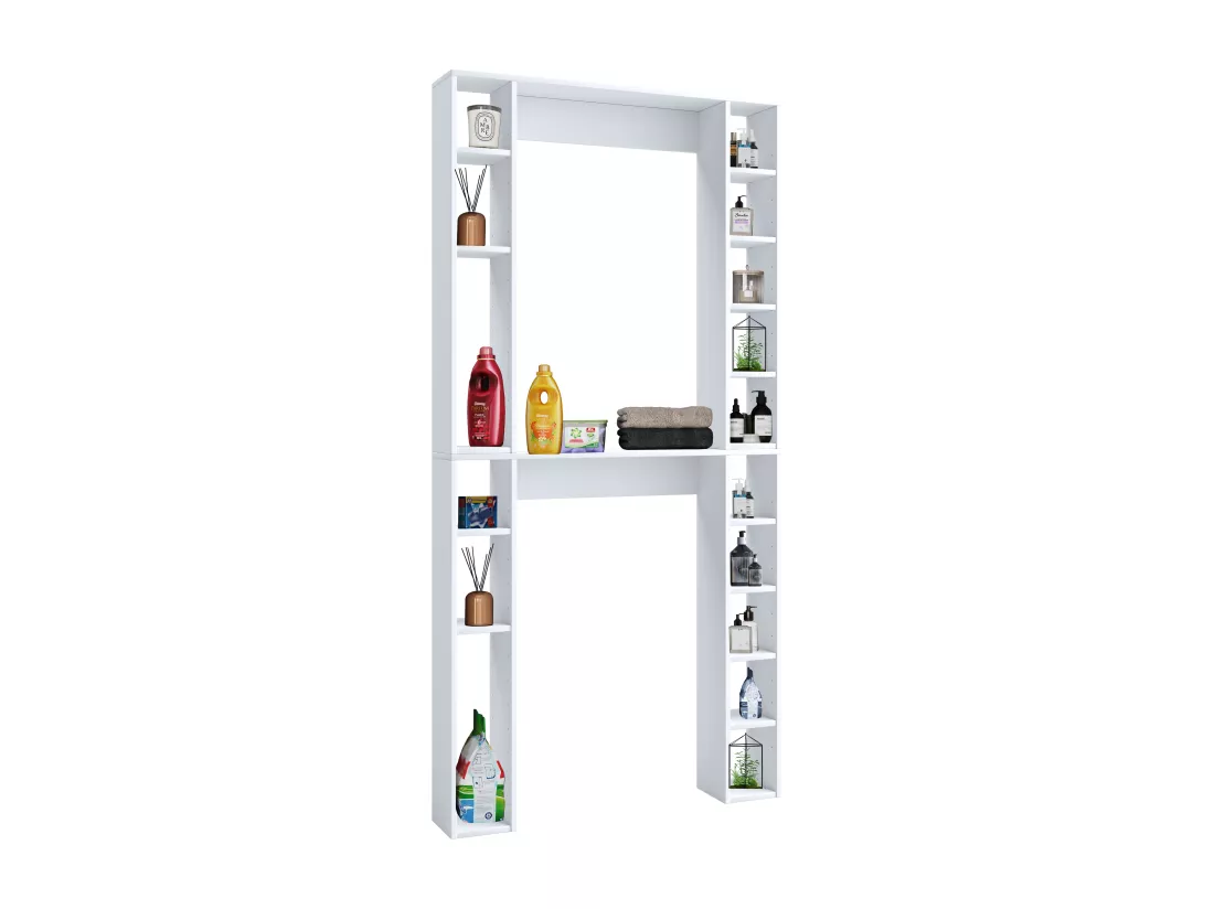 Étagère murale surélevée WC salle de bains Étagère Tinoli XL