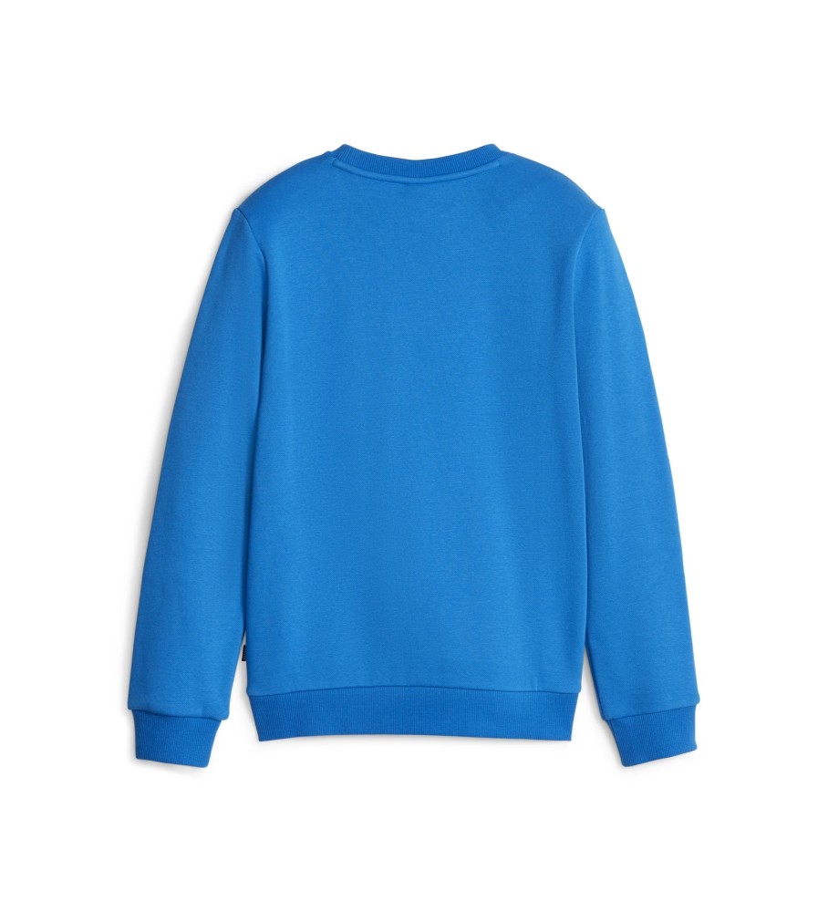Puma Sudadera Essentials+ Two-Tone Big Logo azul