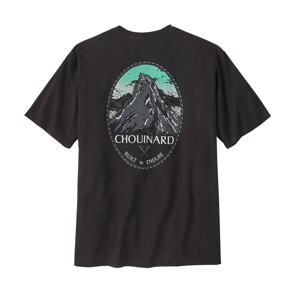 Patagonia Chouinard Crest Pocket Responsibil-Tee, herre (Black)