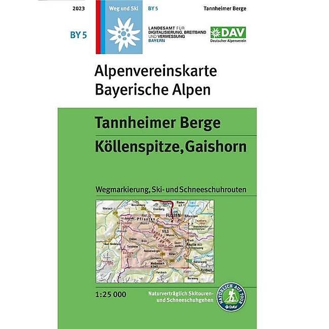 ALPENVEREIN - BY 05 TANNHEIMER BERGE 1 25 000