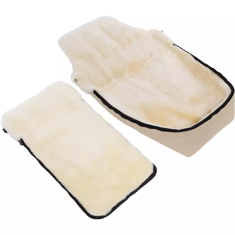 Werner Christ Baby Fußsack AROSA LUXE cloud beige