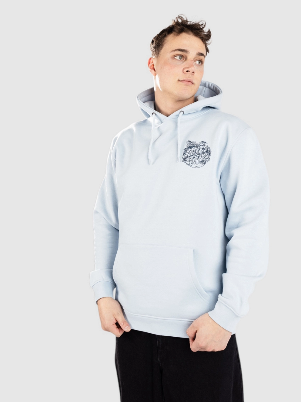 Santa Cruz Aloha Dot Hoodie fresh blue