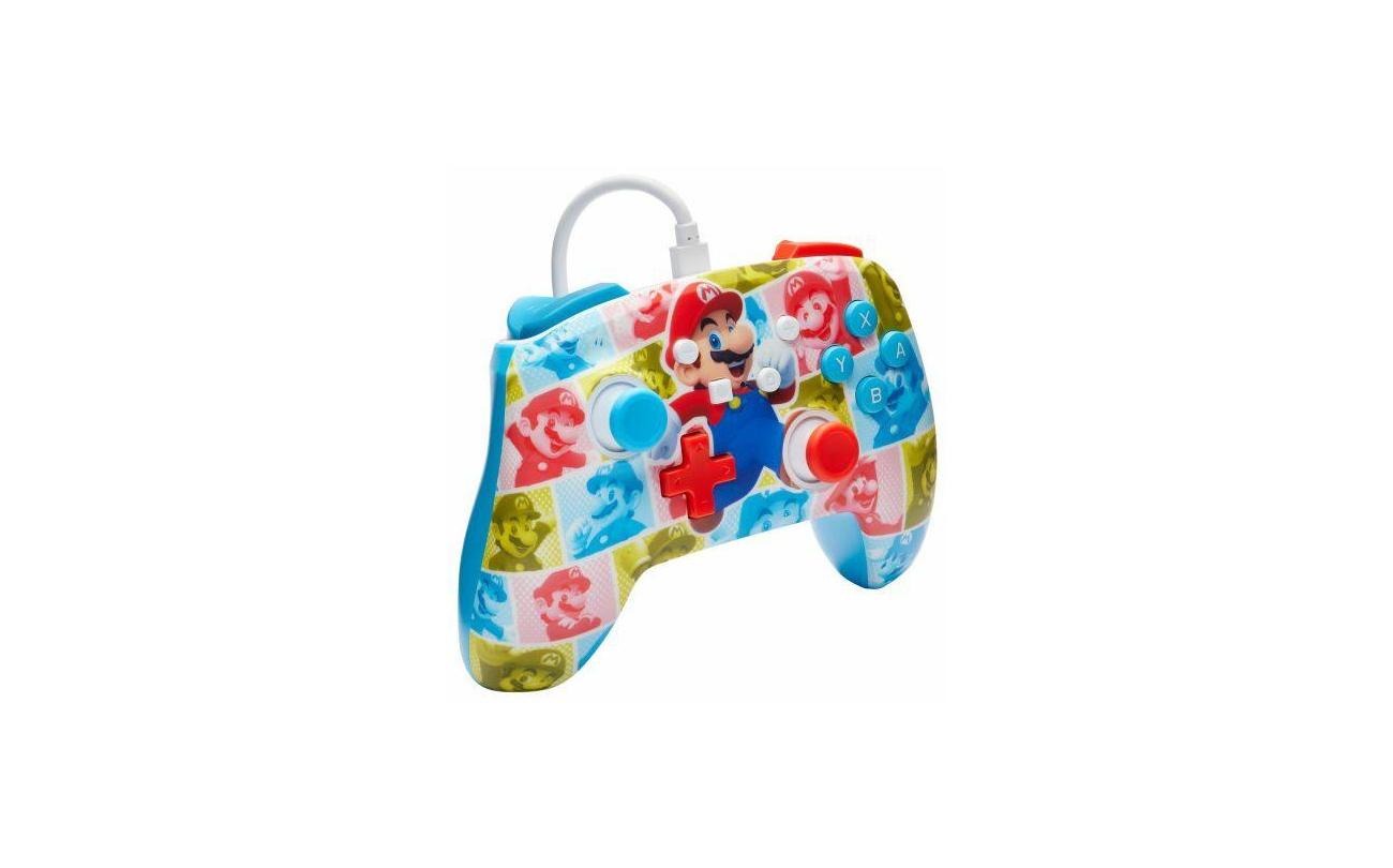 Switch PowerA Wired Controller Mario Hero Reel