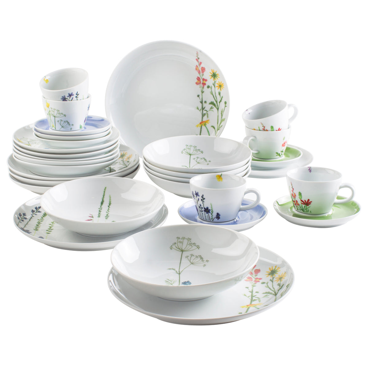 KAHLA Five Senses Wildblume Kombiservice 30tlg. Wildblume