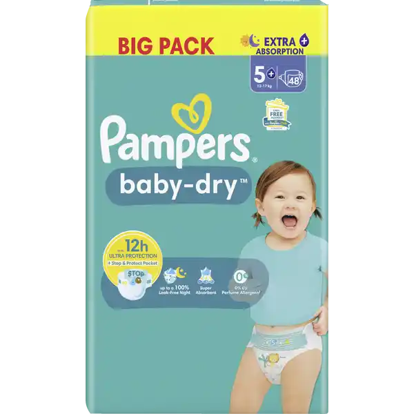 baby-dry Windeln Gr.5+ (12-17kg) Big Pack
