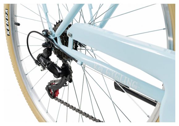 Vélo de ville dame 28'' Casino bleu 6 vitesses TC 48 cm KS Cycling