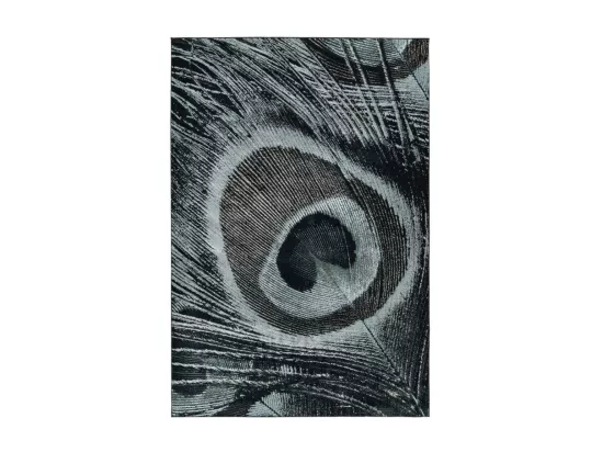 Tapis 170x120cm, design G108A coloris bleu pétrole - Confort et élégance pour votre intérieur
