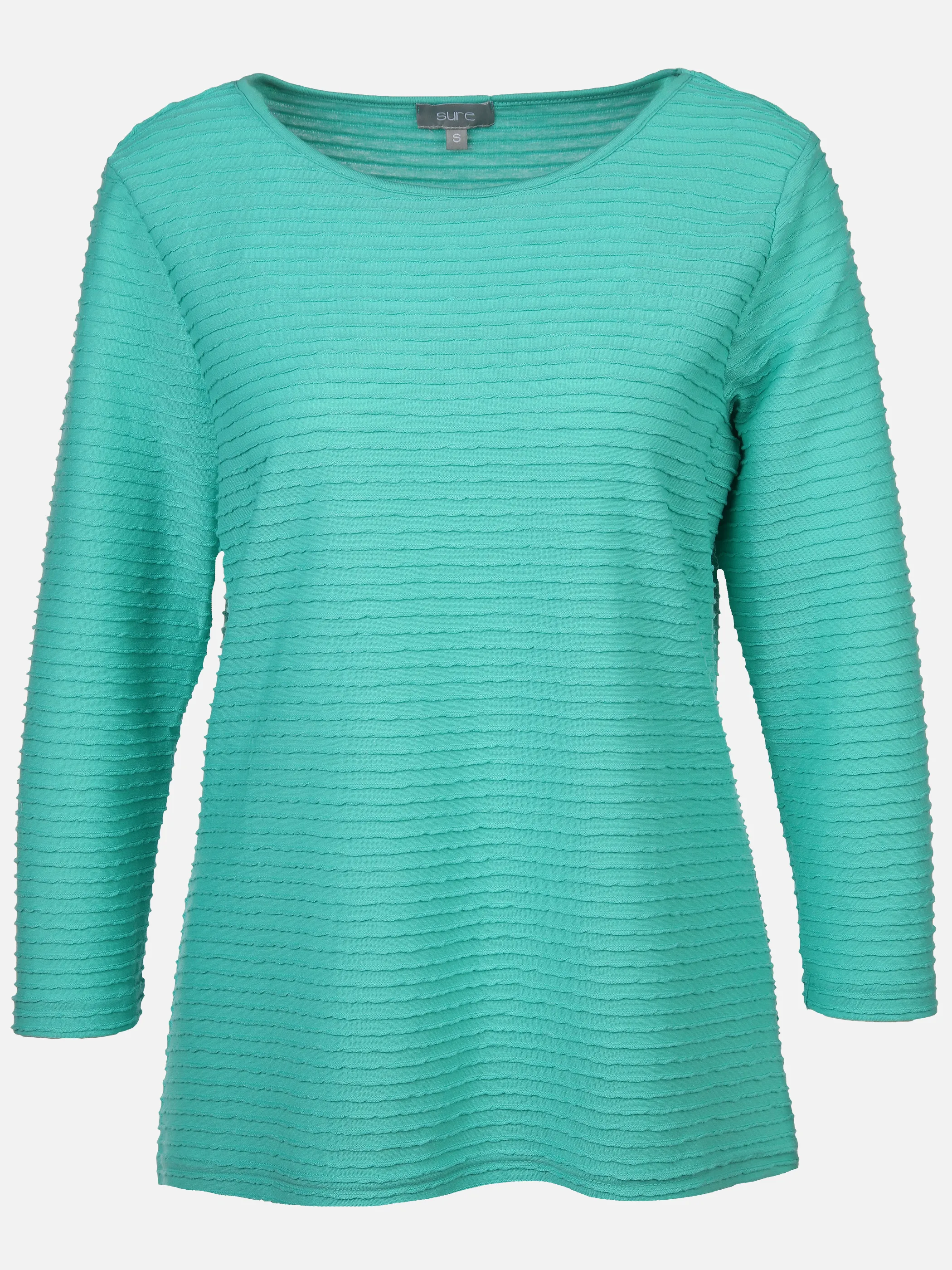 Damen Strukturshirt mit 3/4 Arm