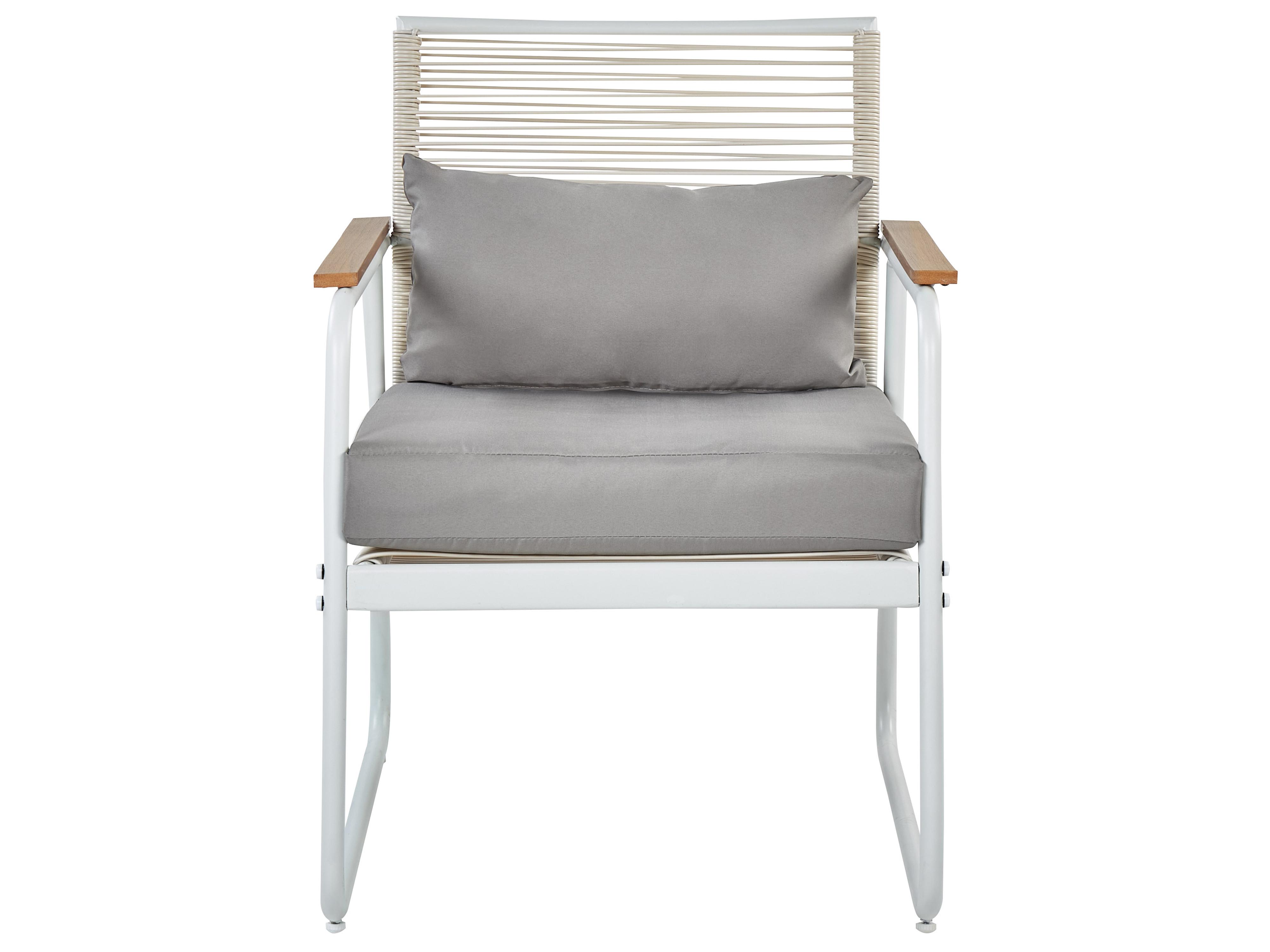 Loungeset met tafel 4-zits POMONTE Metaal Wit