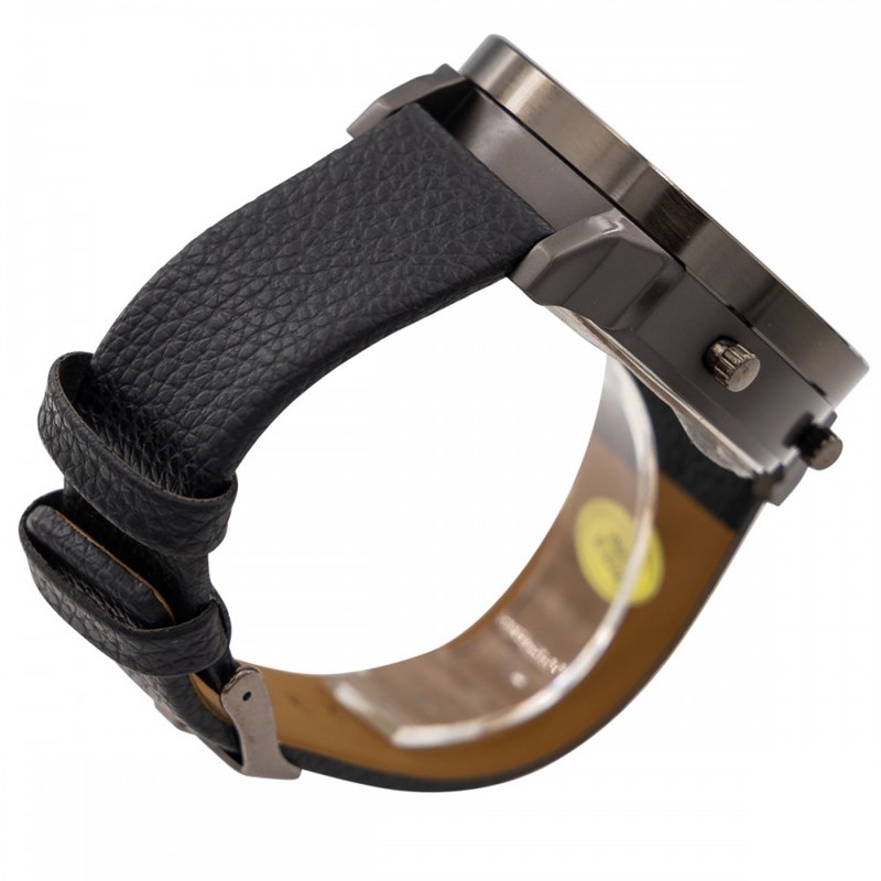 Coffret montre Homme CHTIME bracelet Cuir Noir