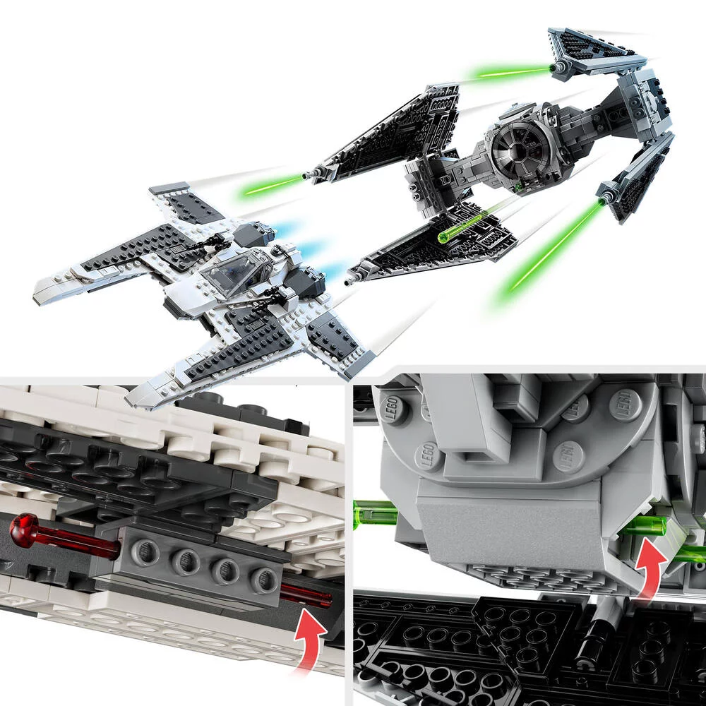 LEGO®STAR WARS™ 75348 - LE CHASSEUR FANG MANDALORIEN CONTRE LE TIE INTERCEPTOR™