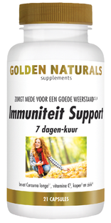 Golden Naturals Immuniteit Support 7-Dagen Kuur Capsules 21VCP