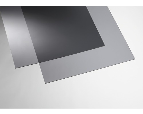 Acryl kleurplaat 3x250x500 mm glad grijs