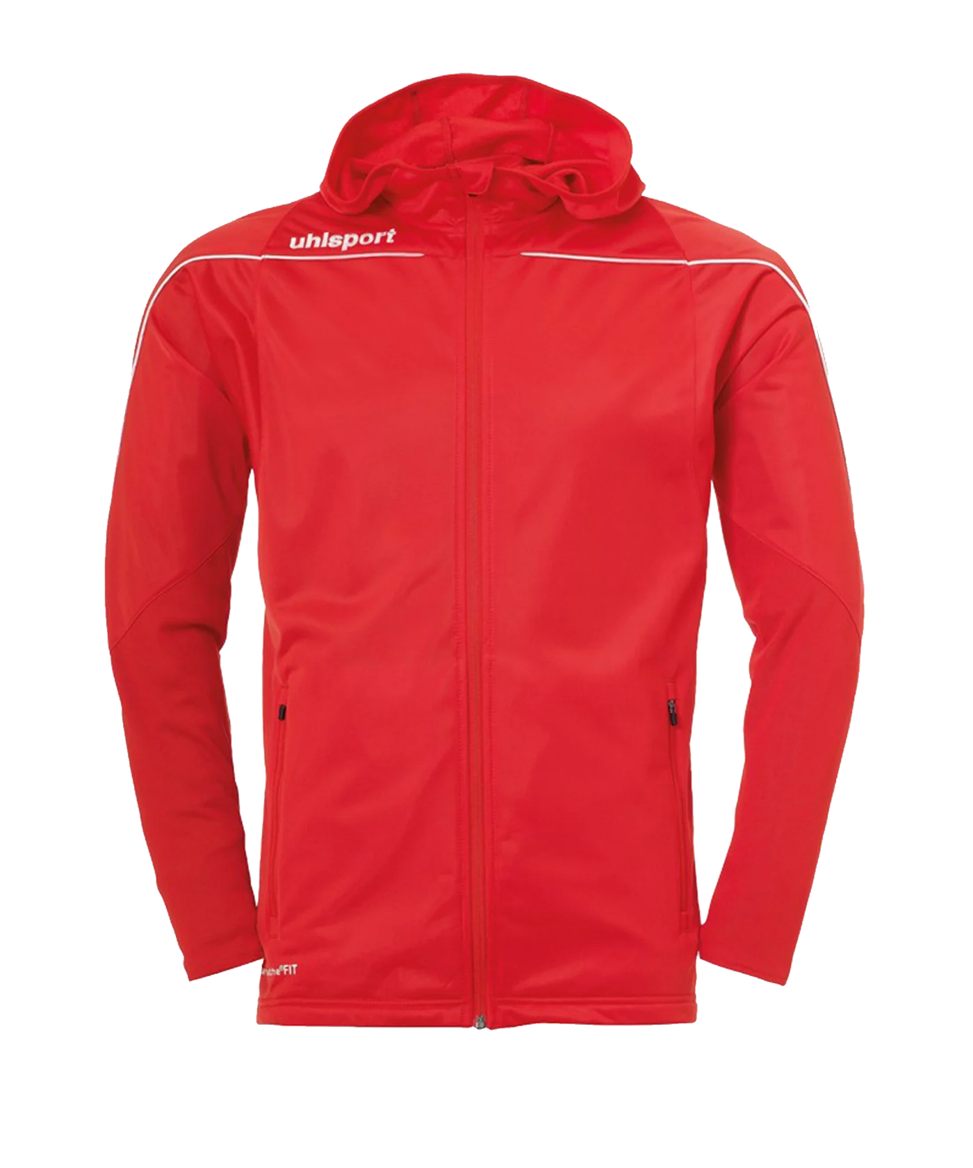 uhlsport Stream 22 Kapuzenjacke Rot Weiss F04