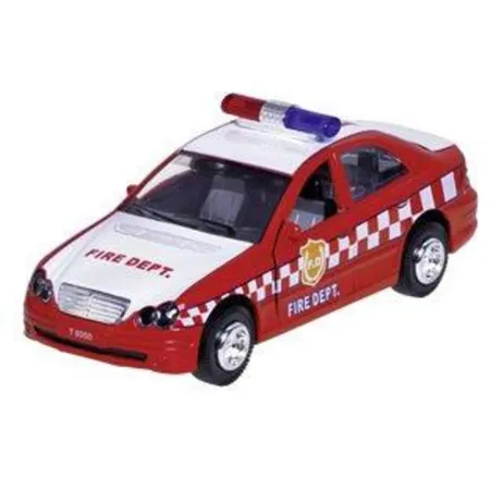 goki Polizei und Feuerwehr mit Sirene + Licht, L= 15 cm sortiert