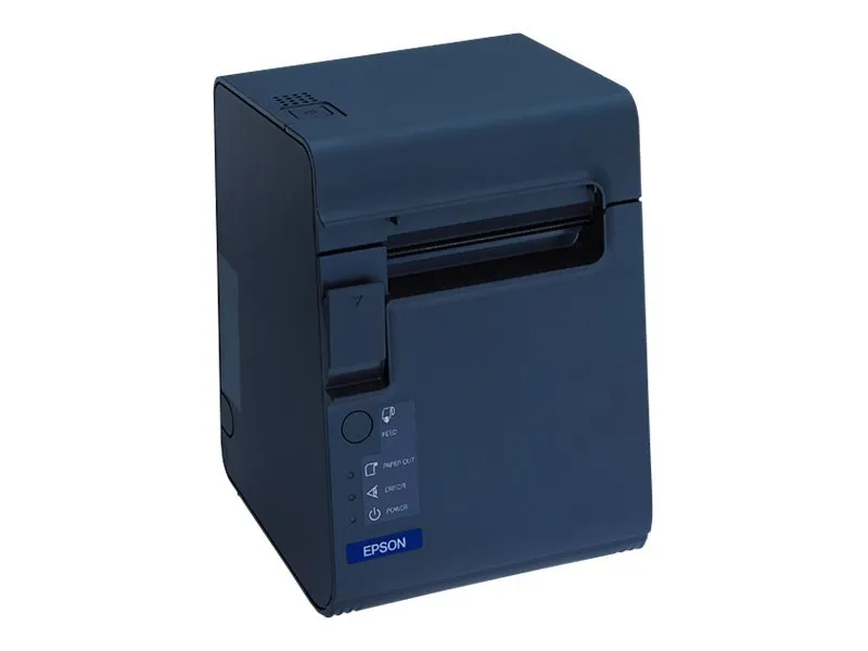 Epson TM L90 - Kvitteringsprinter - termisk linje - Rulle (8 cm) - 203 dpi - op til 150 mm/sek. - USB 2.0, seriel - skærer - mørkegrå