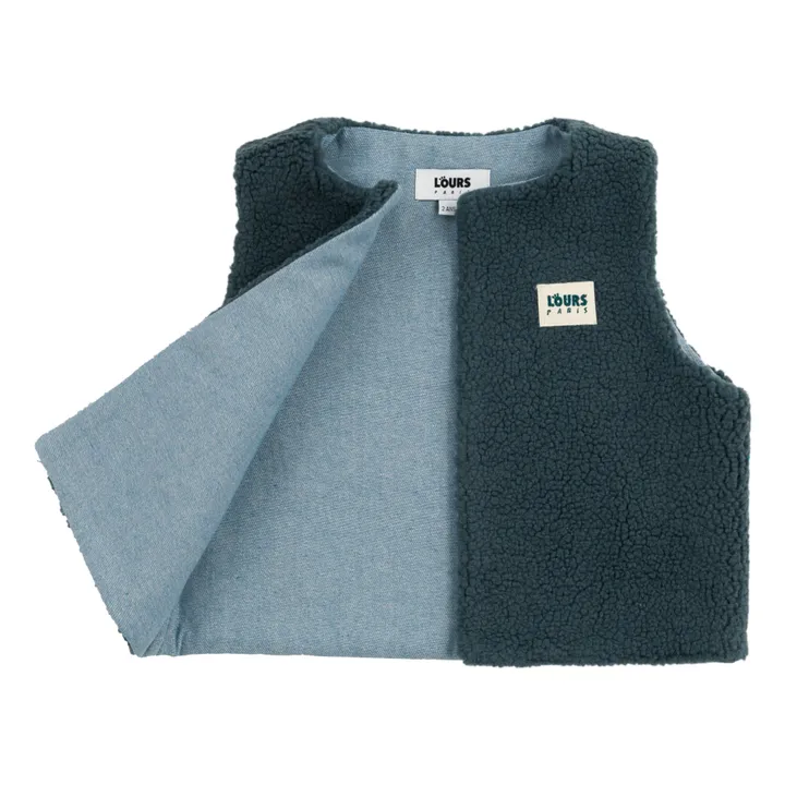 Lours Paris Veste Sans Manches Tomorrow | Bleu