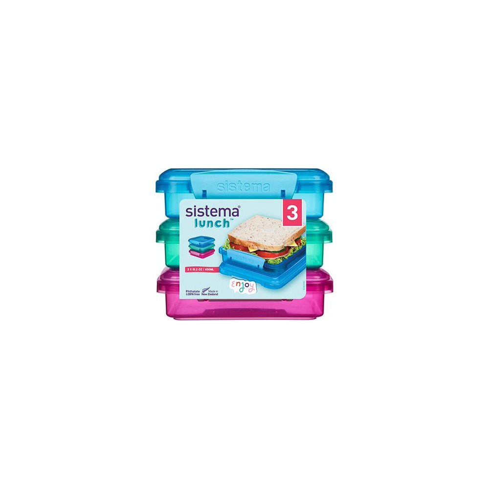 Sistema Sandwich 3 Pack - 450 ml.