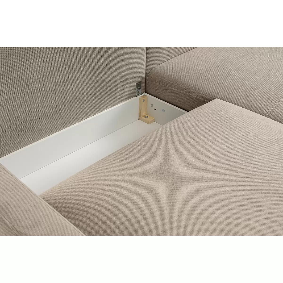 Ecksofa Bergamo 121 x 210 Beige