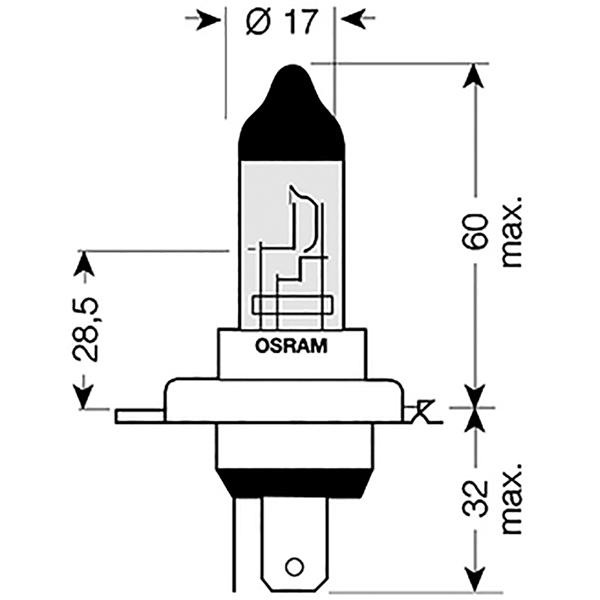 Osram - Ampoule H4 Cool Blue
