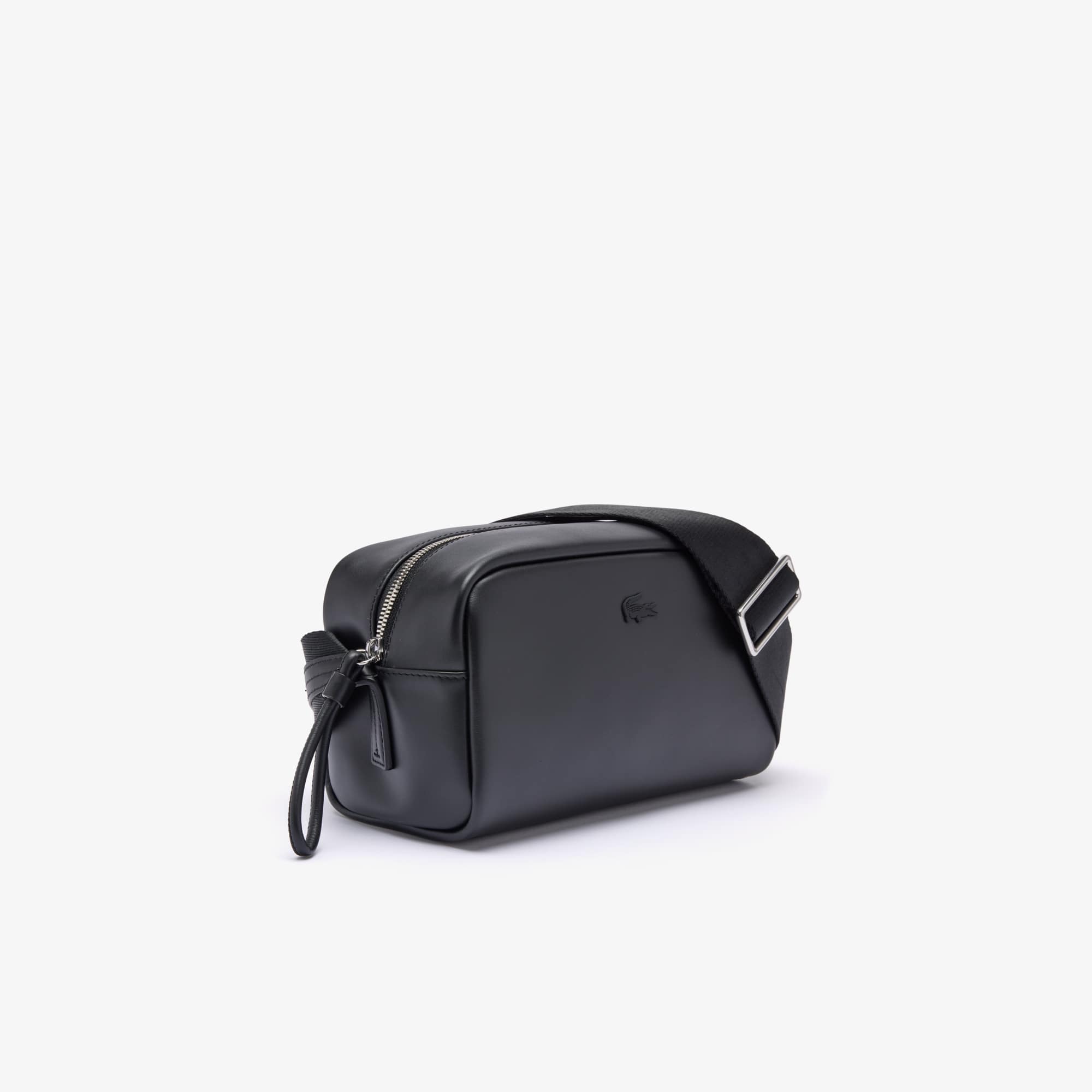 Sac bandoulière en cuir Sacoches & Pochettes - Noir - Lacoste - Unisex