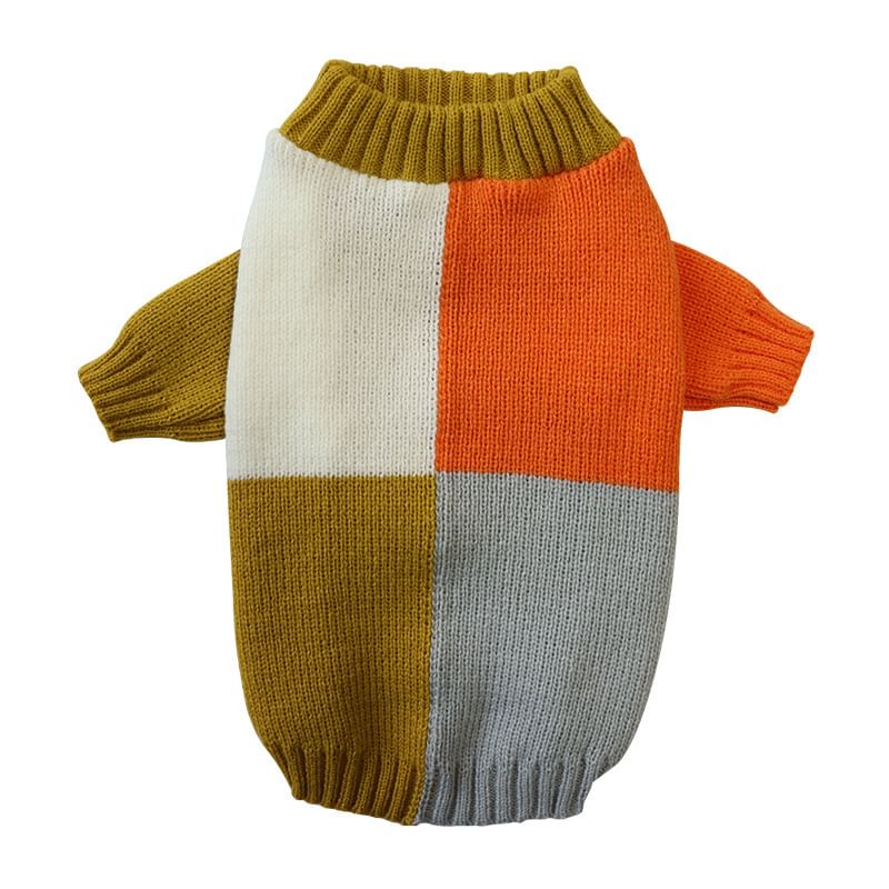 Everlupid - Color Block Pet gebreide top