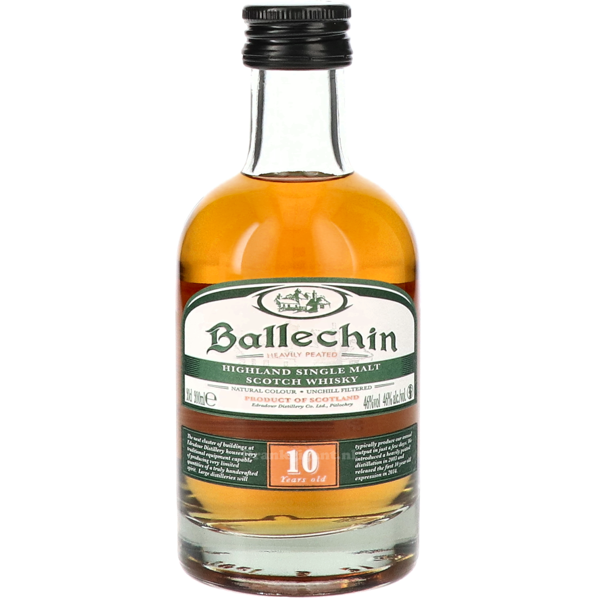 Ballechin 10 Years Peated Klein 20 cl