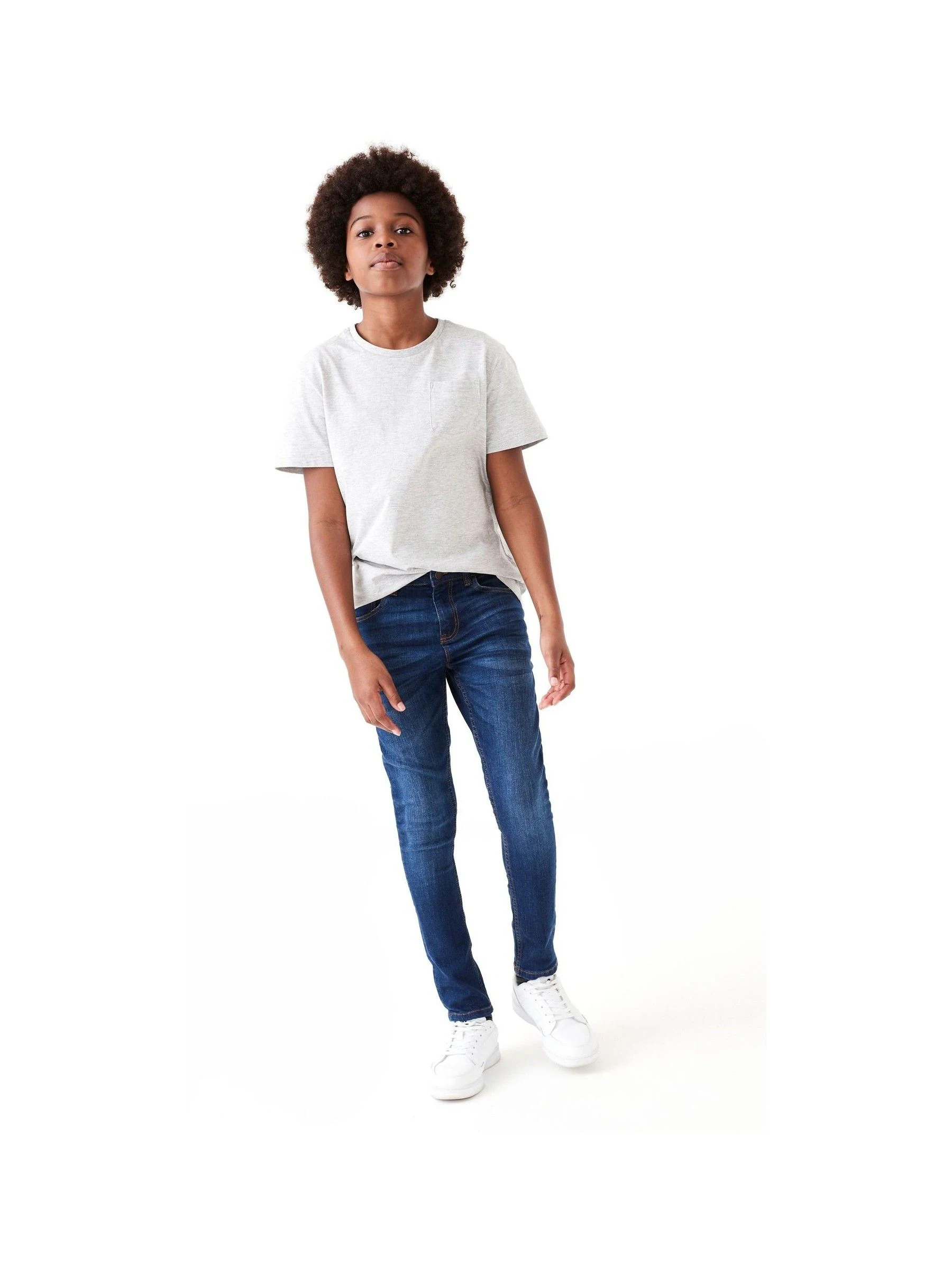 Blauw - Stretchjeans (3-17jr)