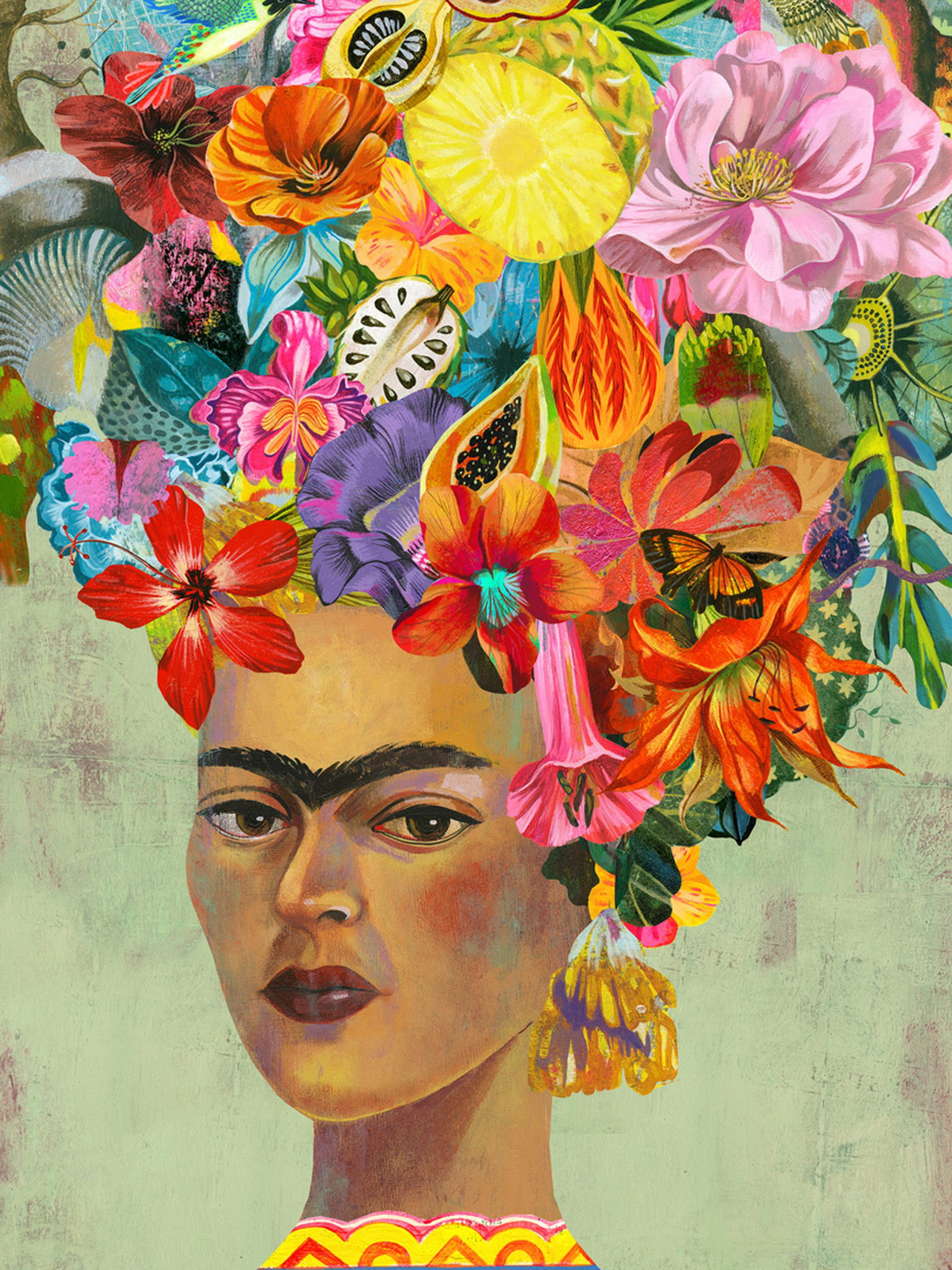 Frida by Olaf Hajek - Darlings - Small Limited Edition. 30x40.