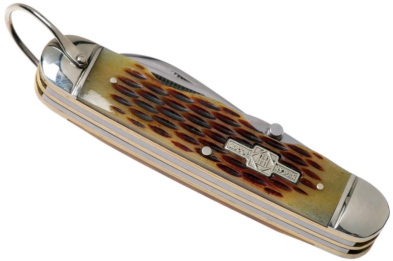 Rough Ryder Camp Knife Amber Bone RR533 slipjoint zakmes