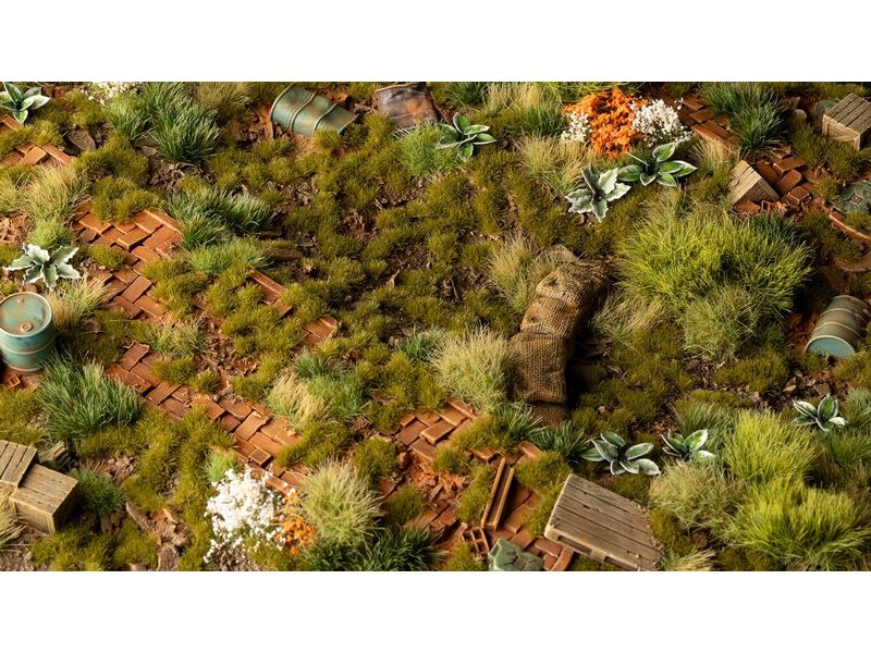 GamersGrass Tufts Dry Green 2 mm Hochwertige Tufts für den Gelände- und Miniaturenbau