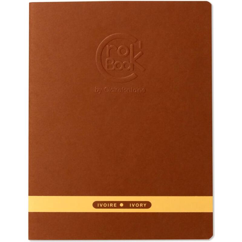 Crok'Book carnet piqué 24F 17x22cm 90g papier ivoire F - Aléatoire