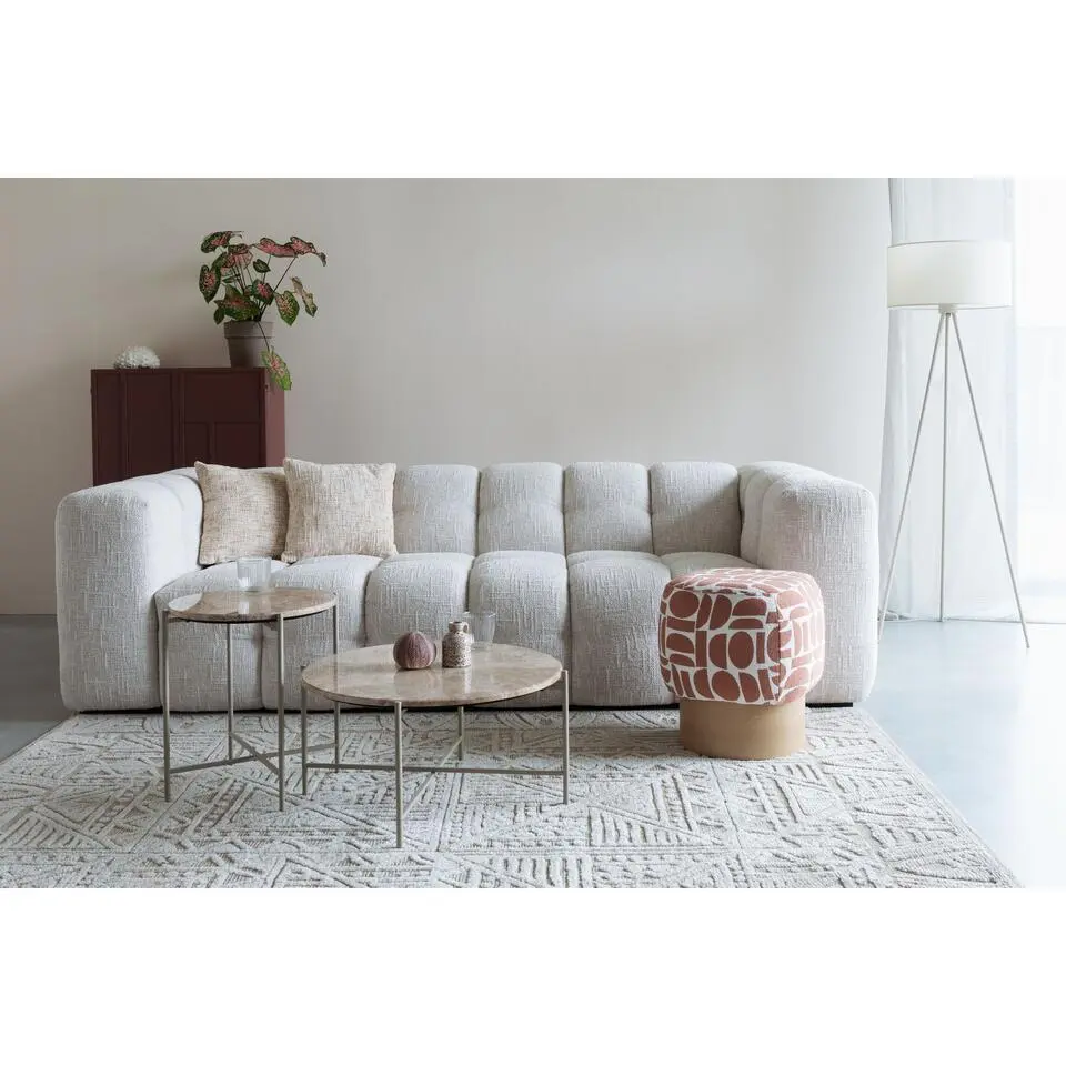 Housecraft Living Cyril Poef/ Krukje Terra Rood