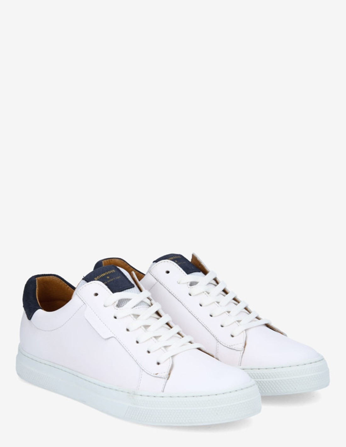 schmoove Baskets de ville Homme Spark Clay M Blanc Cuir