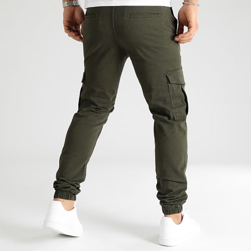 Pantalon Cargo Dek Dawson Cuffed Vert Kaki