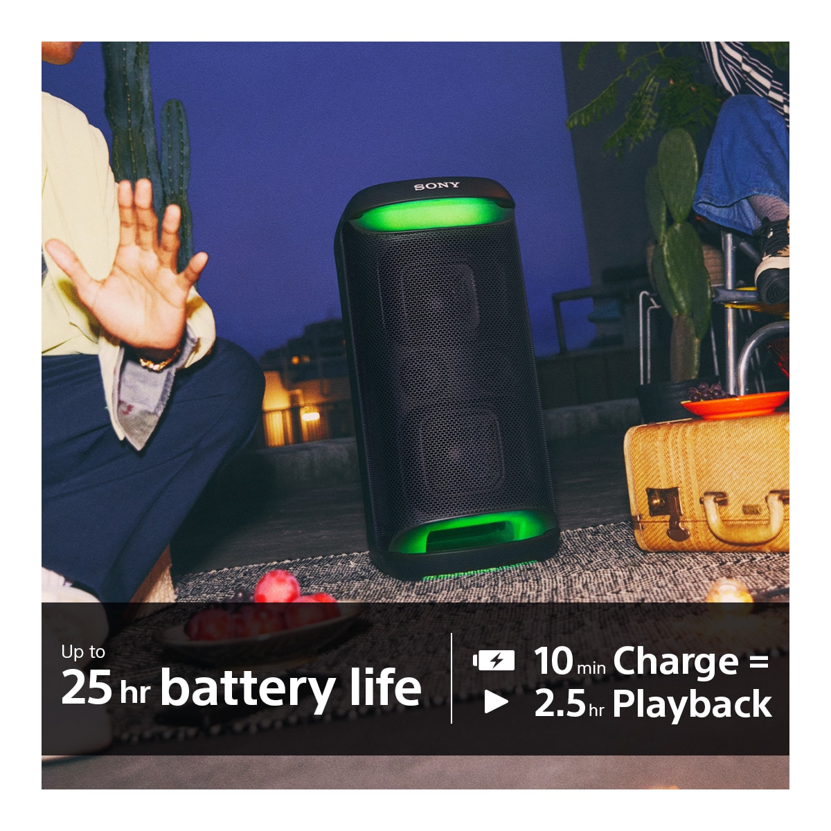 Sony SRS-XV500 trådløs festhøyttaler (sort)