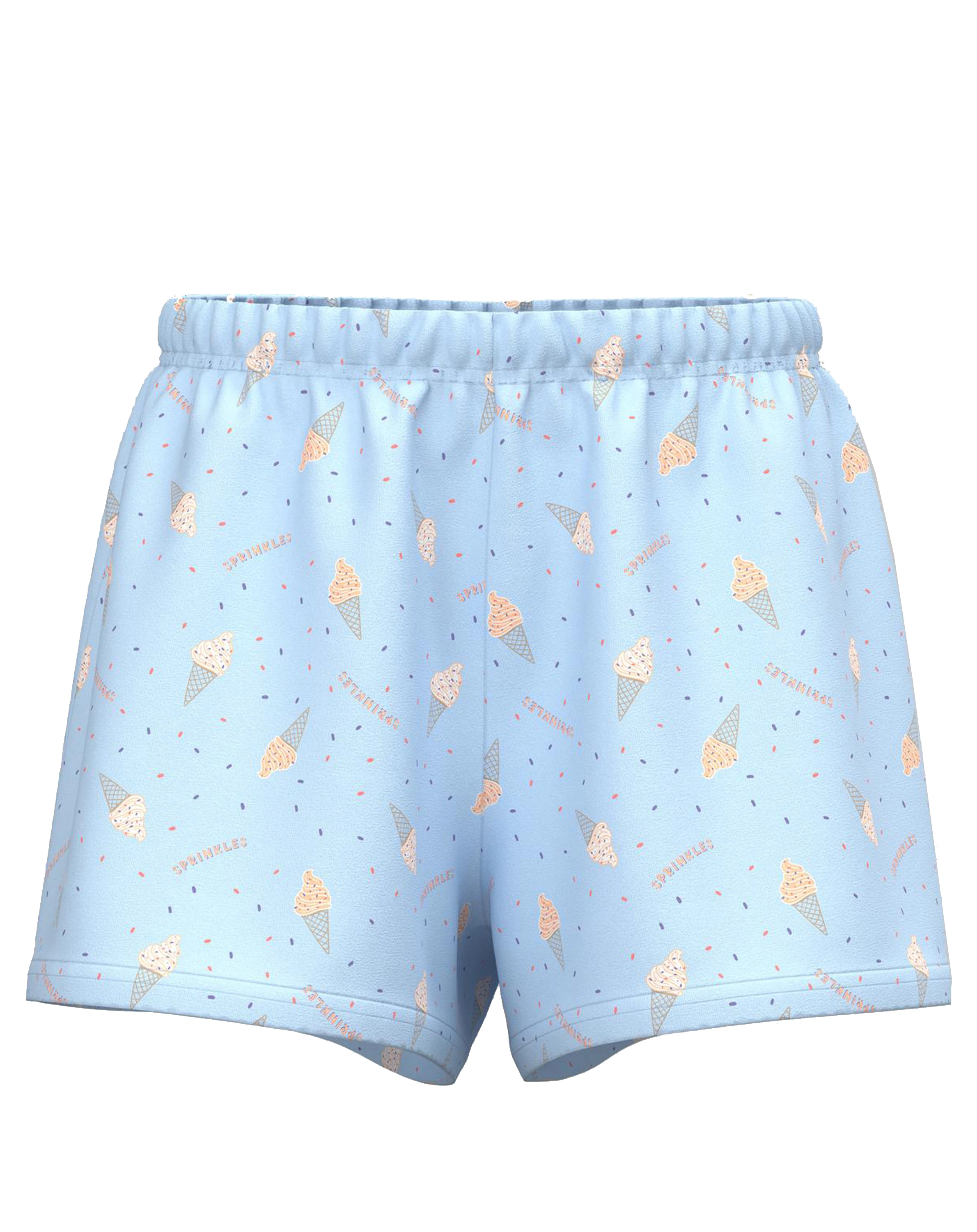 Schlafanzug kurz NKFNIGHTSET - ICECREAM in breeze