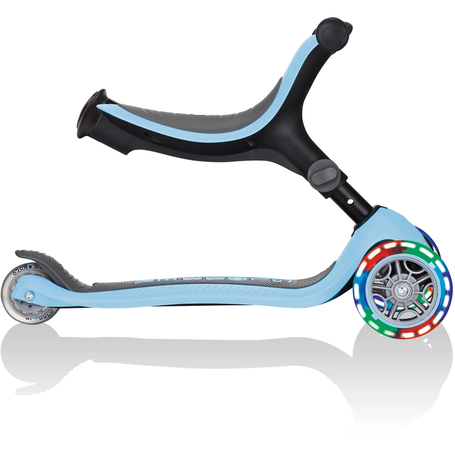 GLOBBER GO-UP 4-in-1 FOLDABLE LIGHTS mit Leuchtrollen, pastellblau
