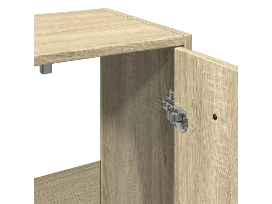 Ensemble de meubles de salle de bain 3 pcs chêne sonoma
