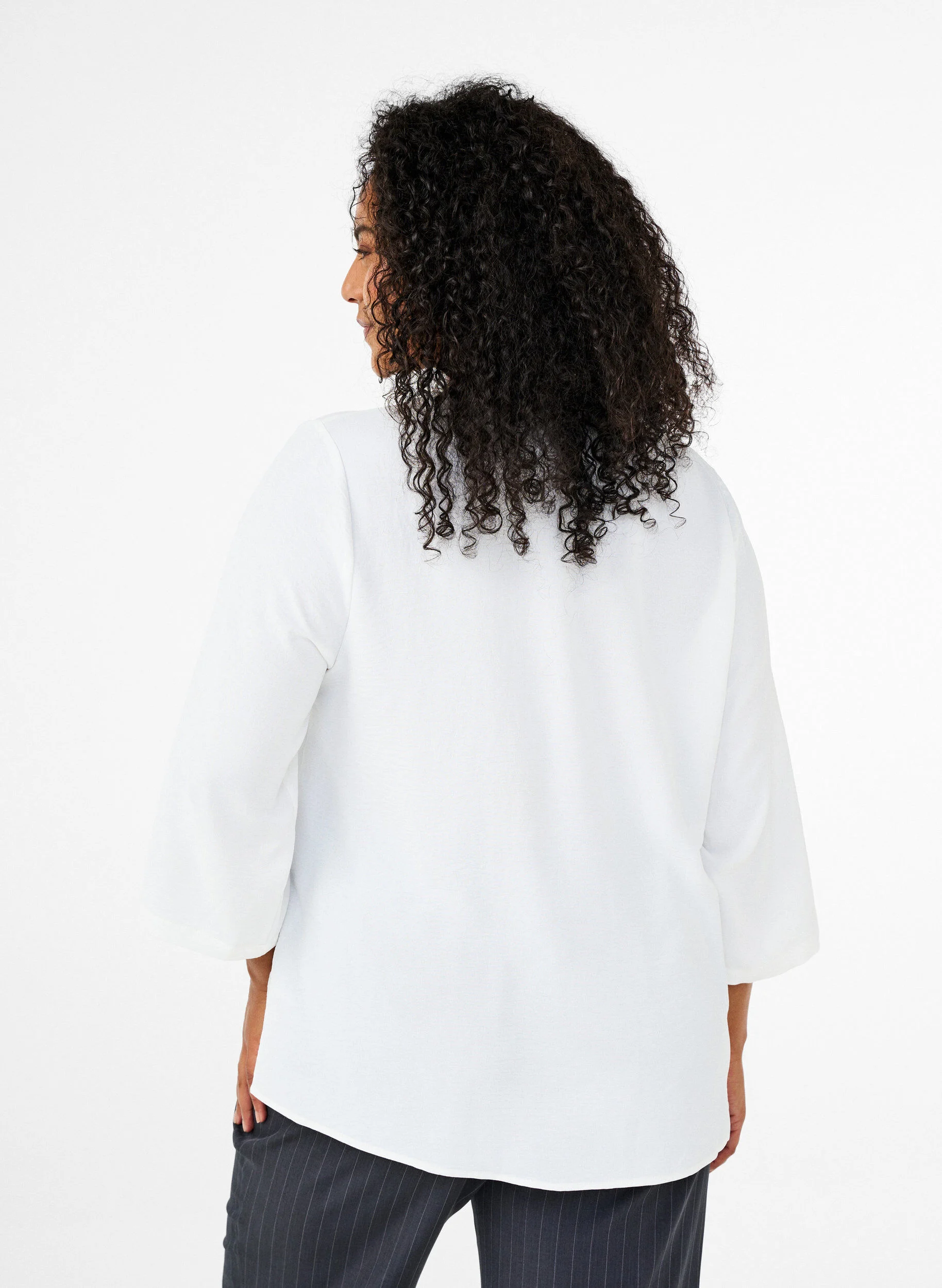 FLASH - Bluse med 3/4 ærmer