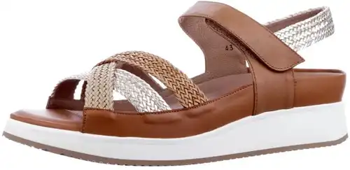PieSanto bruin combi 250425 H - maat 38 sandaal bruin combi - maat 38 Calandschoen