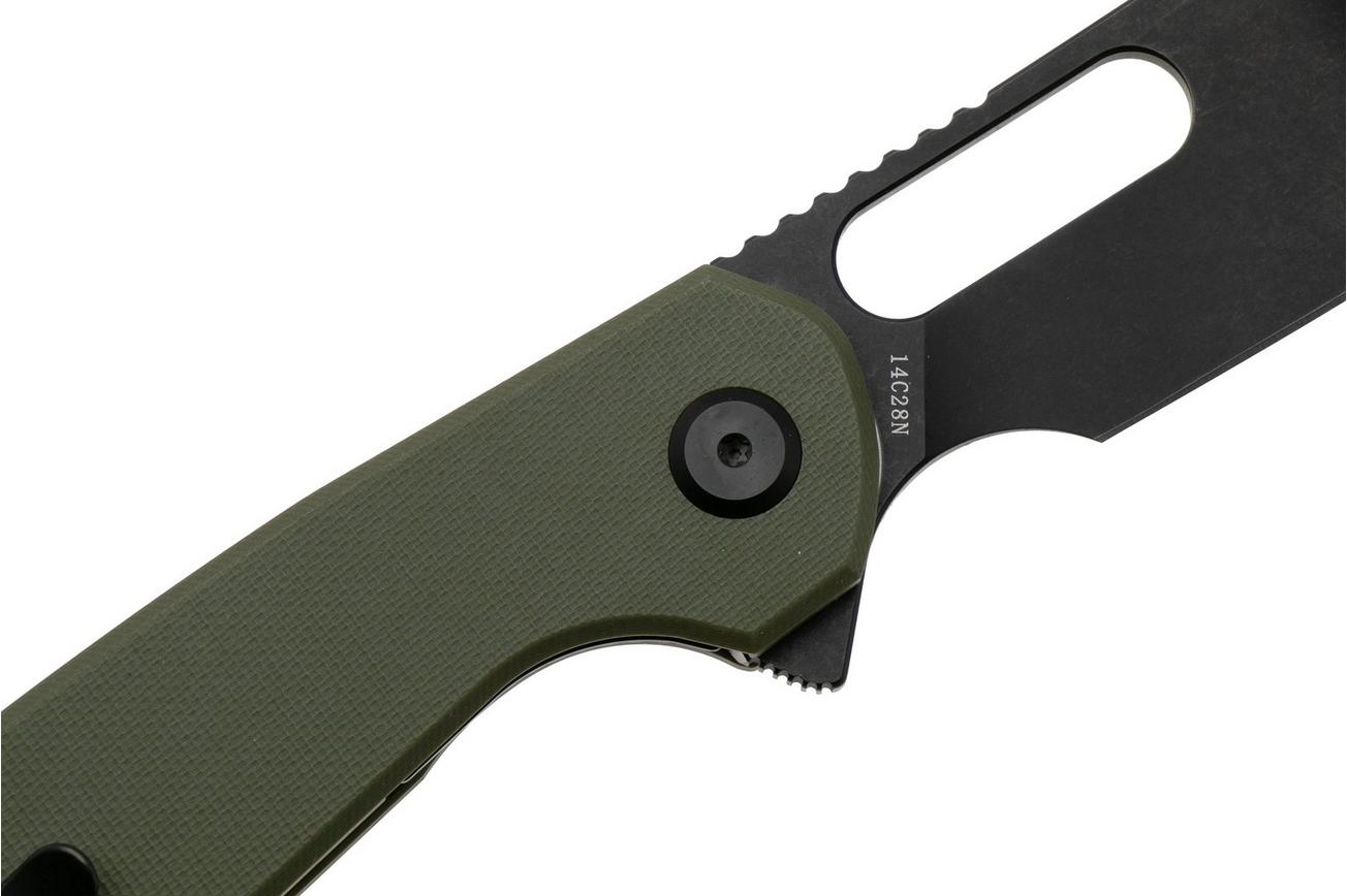 Eutektik Trinity TRI-OGBW-R Blackwashed 14C28N, OD Green G10, zakmes