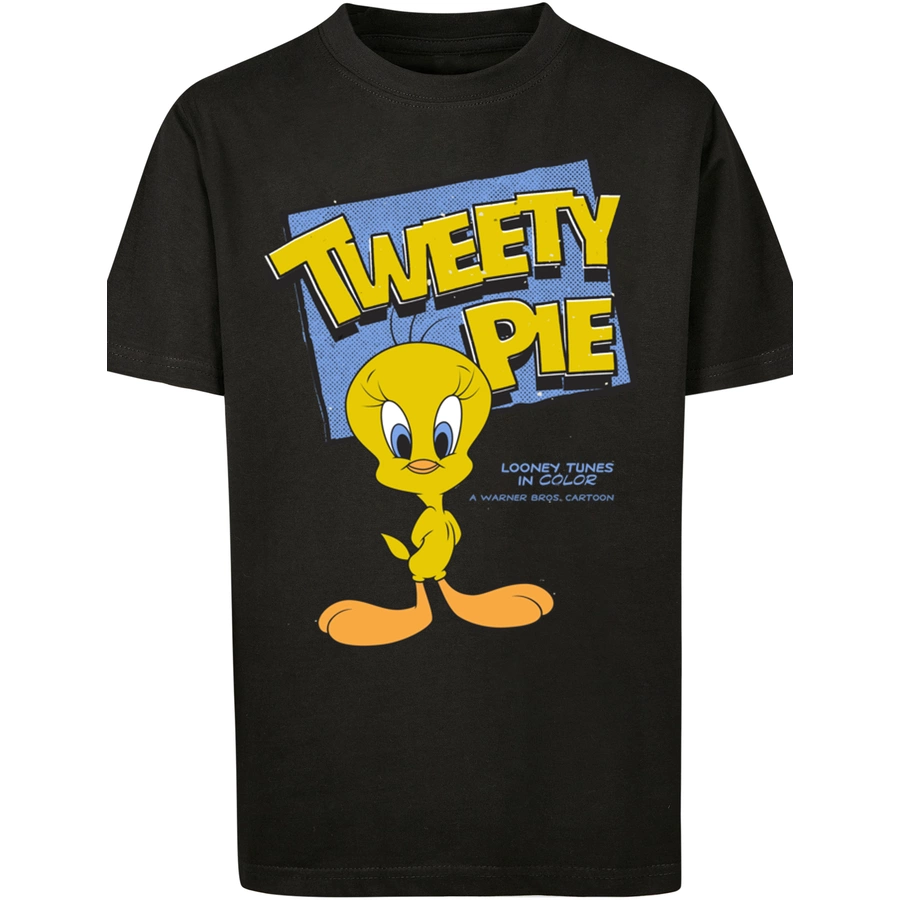 F4NT4STIC T-Shirt Looney Tunes Classic Tweety Pie schwarz