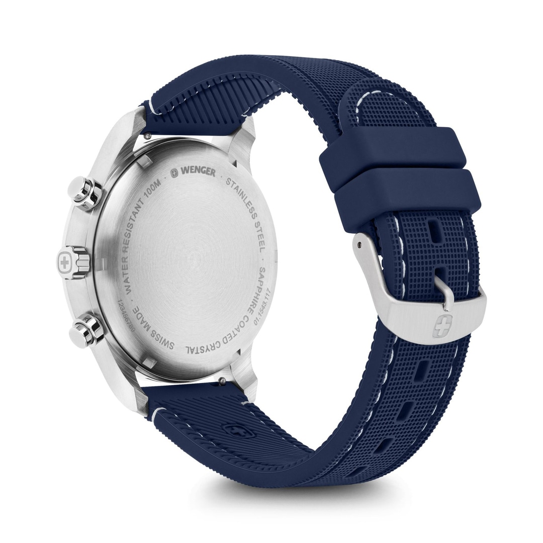 Wenger Attitude Chrono Blau Ø 44mm