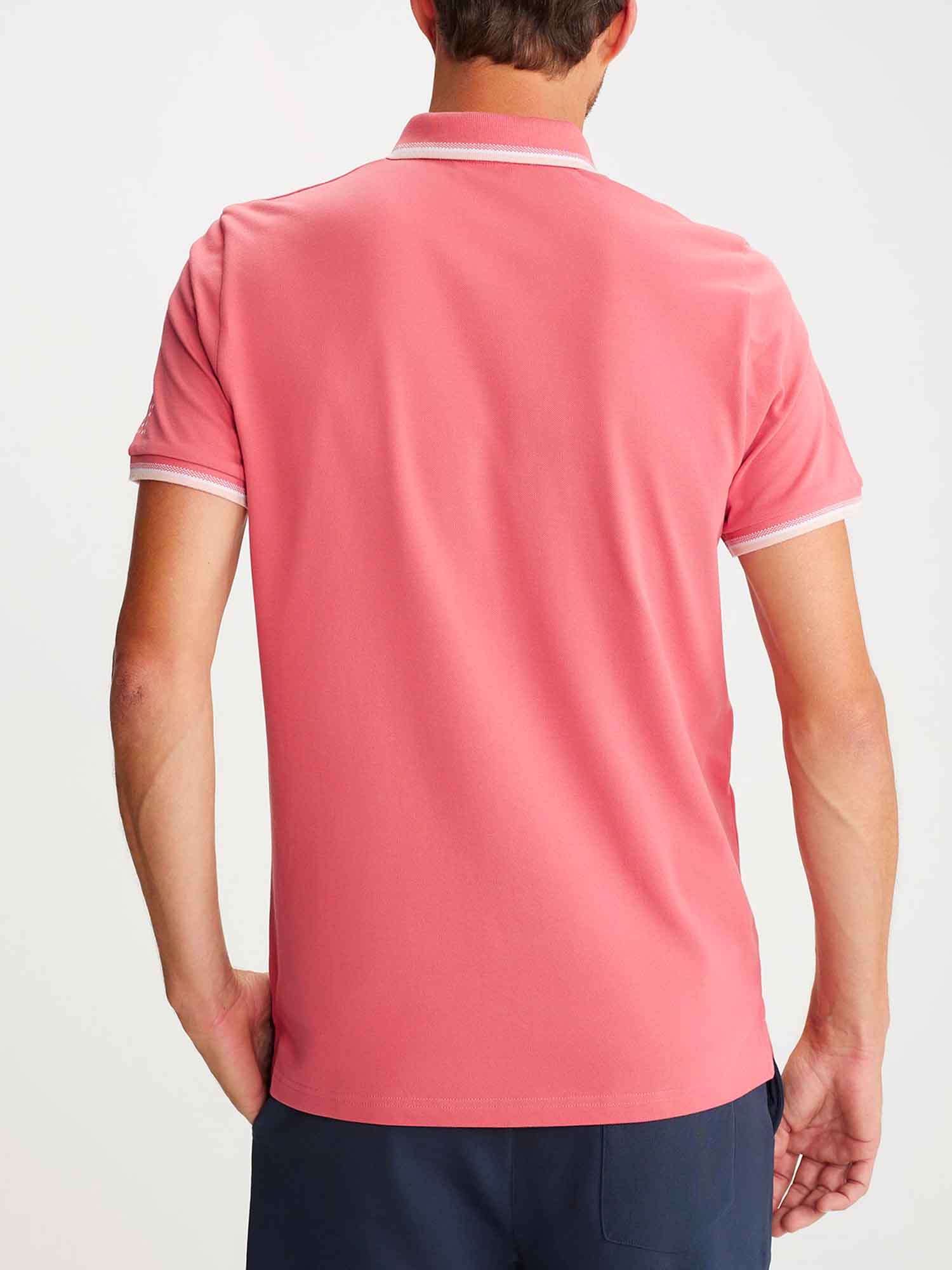 Polo Homme Coton Biologique Rose