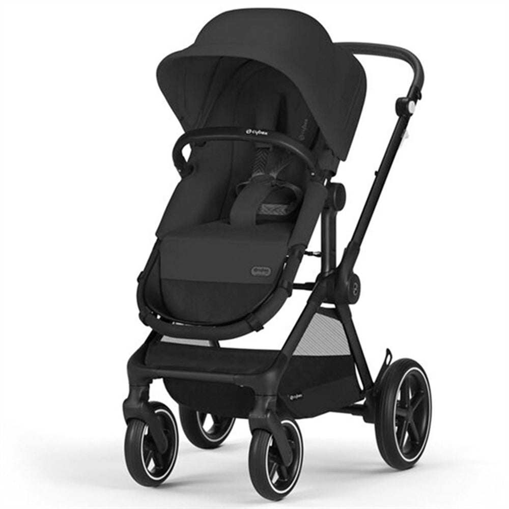 Køb Cybex Eos Lux 2-i-1 Klapvogn Moon Black
