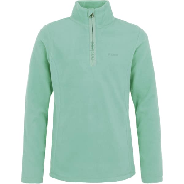 Sweat polaire PROTEST MUTEY JR 1/4 ZIP TOP GREEN BAYGREEN